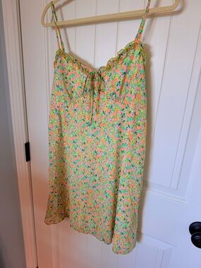 Wild Fable Lime Green Mini Dress